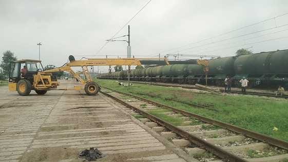 Work on track renewal for trains going towards Delhi begins