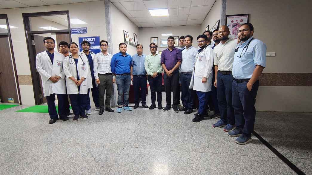 treatment at kgmu by minimal invasive procedure