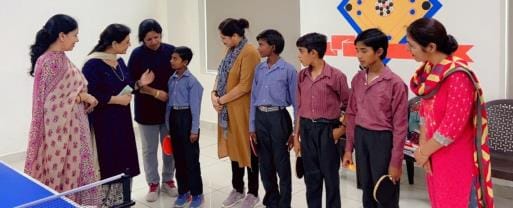Dhanana's students won the block level sports competition