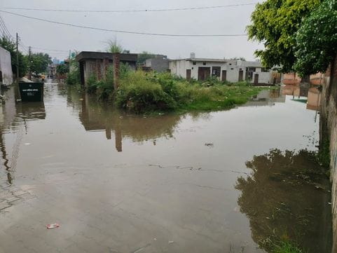 Continuous rains turned farm ponds
