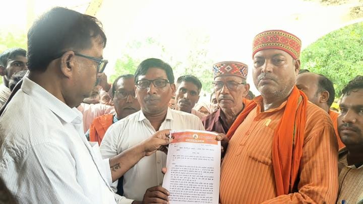 All India Gond Mahasabha submitted a memorandum demanding action