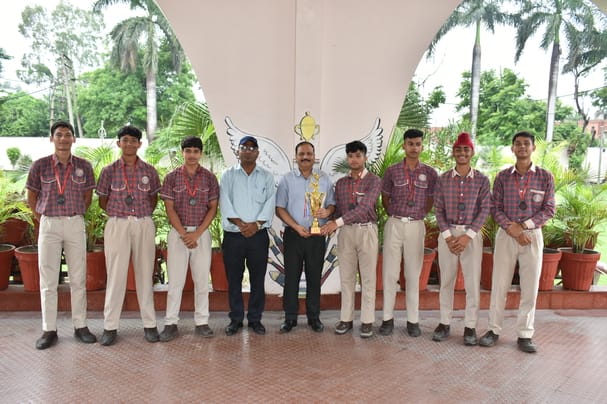 Boys' basketball team won bronze medal in age group-19