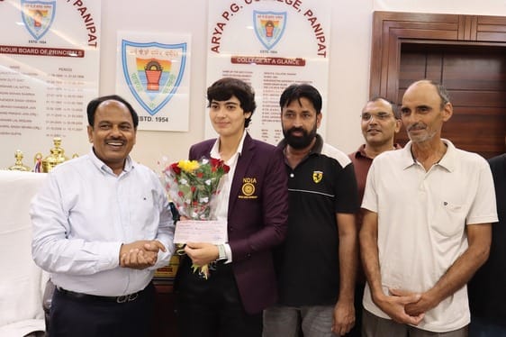 Tannu of Arya College represented the country in sports