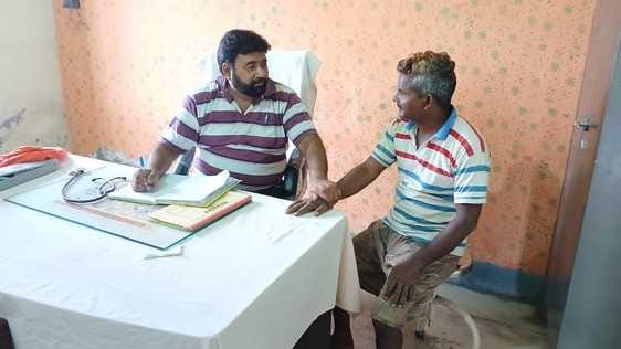Patients suffering from fever, skin disease and cold and cough reached the health fair