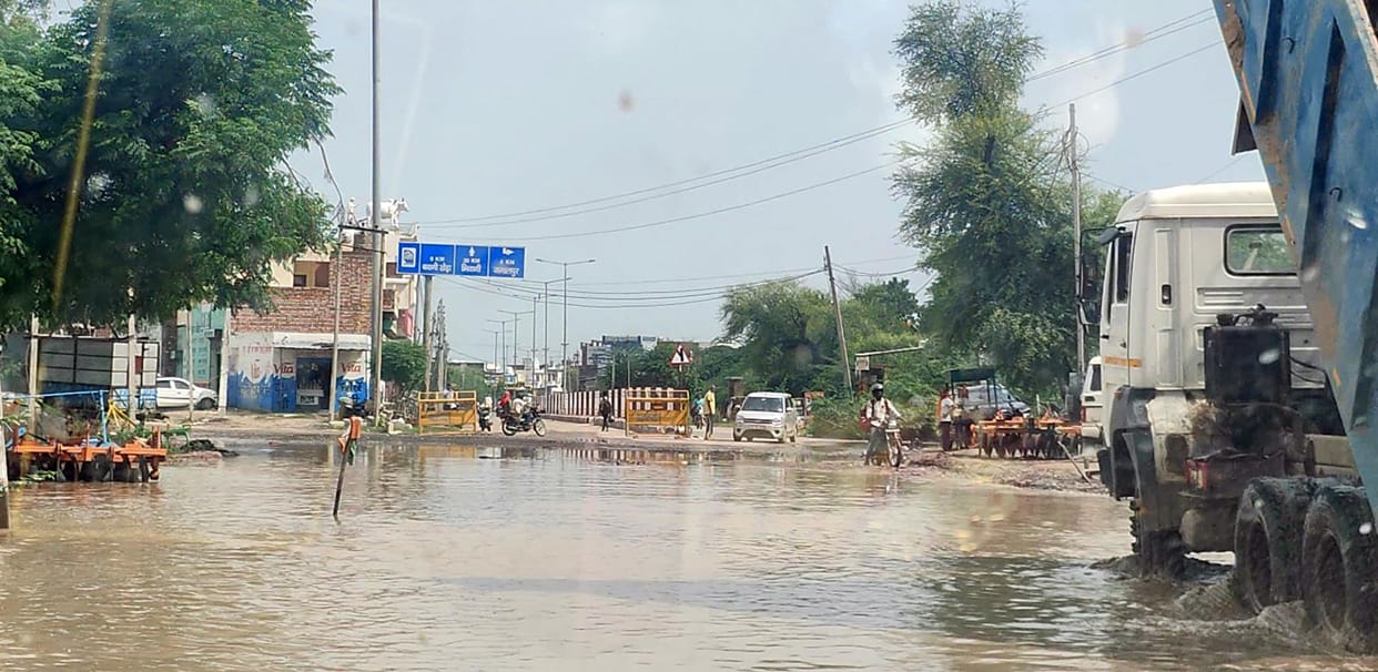 The havoc of mosquitoes due to waterlogging, fogging has become the only support.