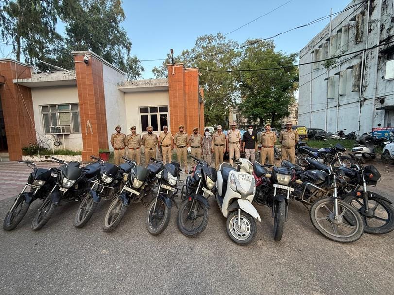 10 stolen bikes recovered, two accused arrested