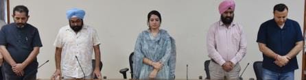 Udhampur, DC Saloni Rai, Condolence on Death of SDM