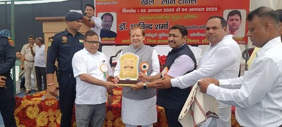 Haryana has emerged as the biggest sports force of the country : Arvind Sharma