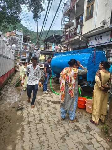 Water did not come in many parts of the city, people asked- when will it come