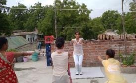 Preeti is making people aware about yoga
