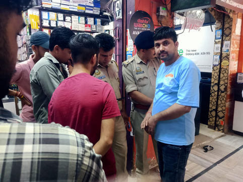 Locks of five shops were broken in Rana Market of Nerchowk