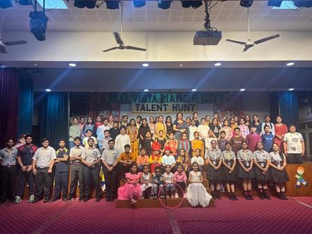 Talent shown in talent hunt competition