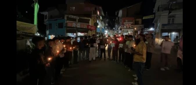 Bhadarwah, Candle March, Shweta Singh Suicide Case, Manoj Padha