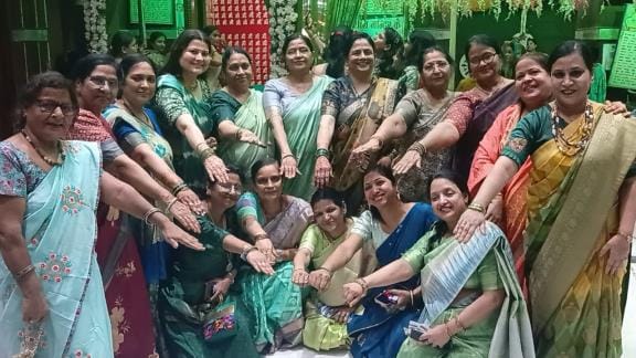 Enjoyed the swing on Hariyali Teej