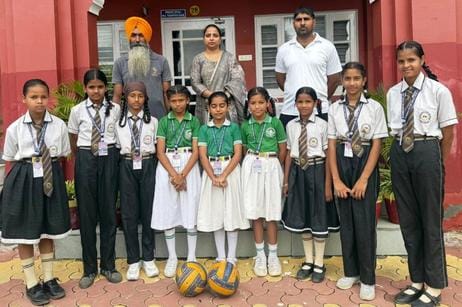 Dashmesh School became the overall winner in volleyball