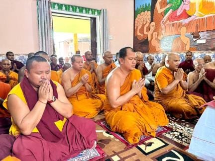 Monk Dharmakirti's 30th Nirvana Day celebrated