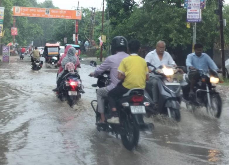 Heavy rain brought happiness in some places and troubles in others