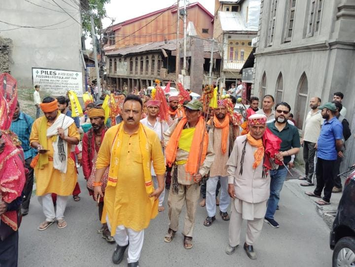 Bhaderwah, Manimahesh Yatra, Pilgrims Departure