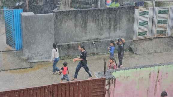 Temperature dropped by two degrees due to heavy rain