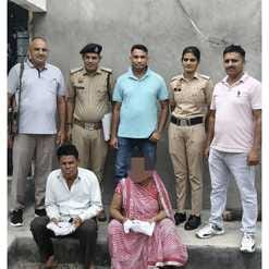 Two including a woman arrested on charges of opium smuggling