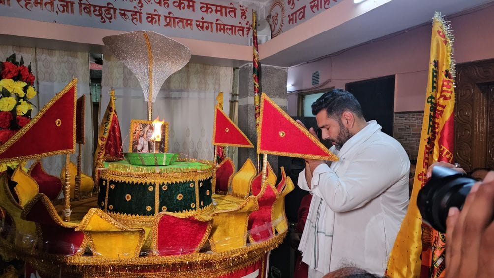 Sawan Jot Mahotsav: Religious organizations took out a procession in Haridwar, MLA and Mayor also participated