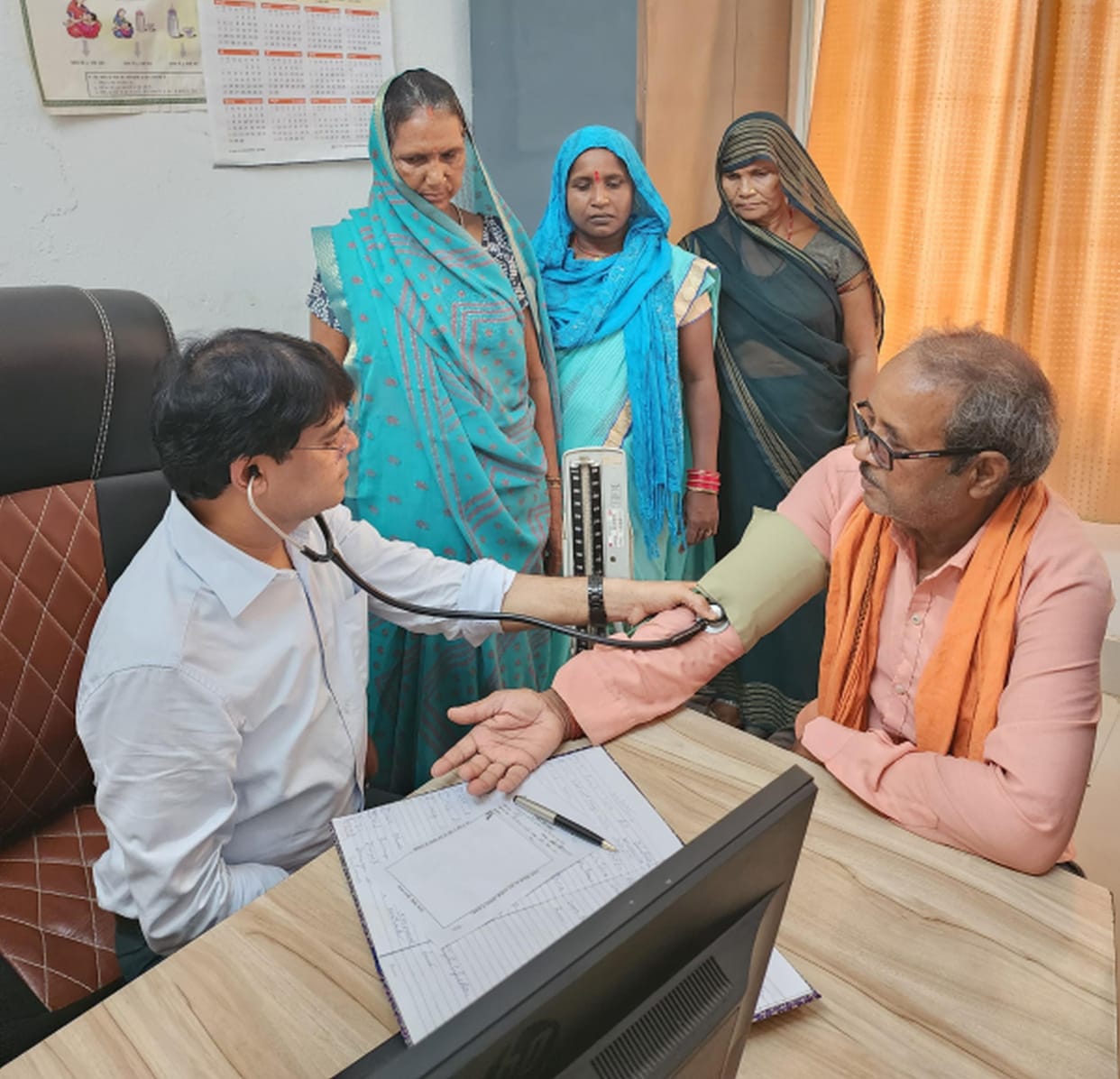 2154 patients were treated at the fair