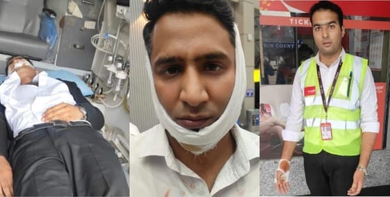 Army officer brutally beat up four SpiceJet employees