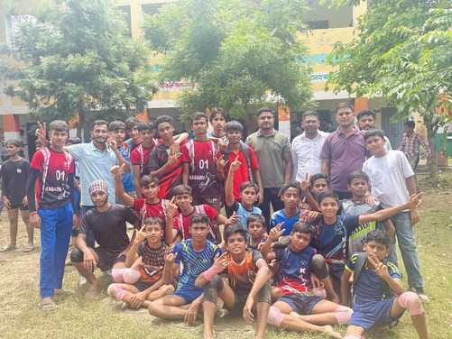 MDVM Public School won the Kabaddi trophy