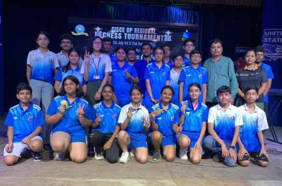 Ananya was the winner in every category of CISCE Regional Chess
