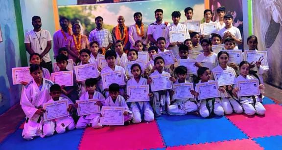 Successful players were honored in Karate Belt Grading