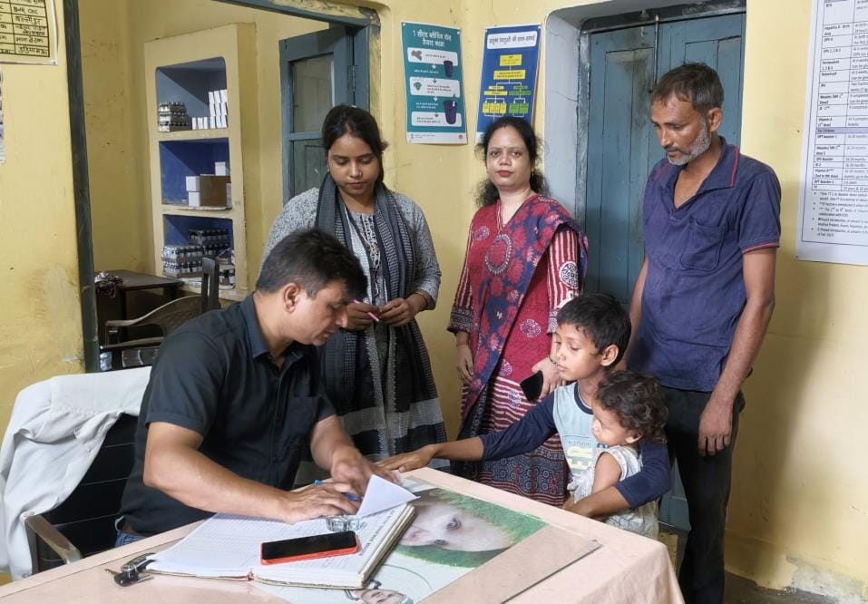 Nine suspected TB patients were found, nine were referred