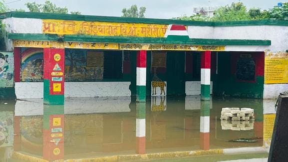 28 mm rain in 24 hours, waterlogging becomes a problem
