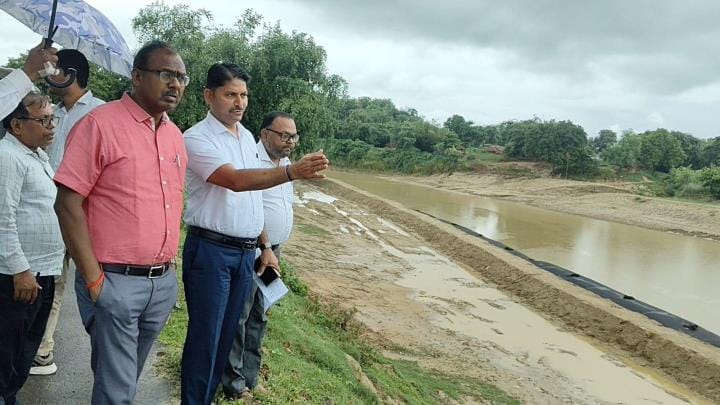 DM inspected the preparations for flood prevention