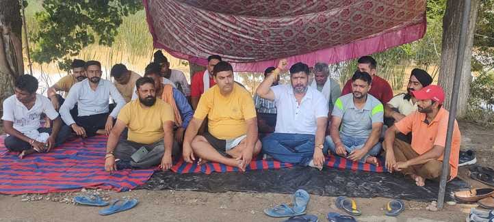Employees stage protest outside Pekhubela Solar Energy Project gate