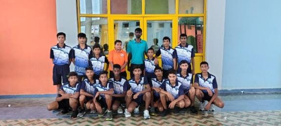 Bhagwat Prasad's team won gold in CBSE cluster