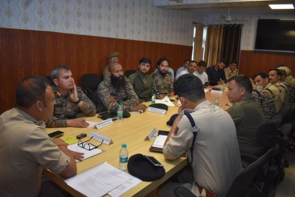 Ramban, SSP Arun Gupta, Held Meeting, Review Security