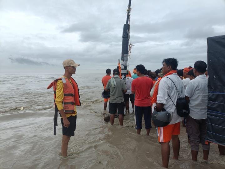 Sharda water level in Tanakpur reached 1.64 lakh, alert issued