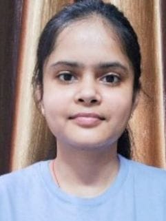 Vanshika topped the college with 81.93 percent marks