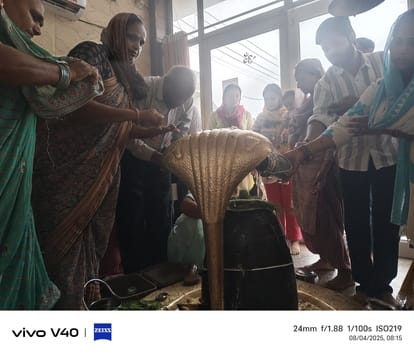 On the last Monday of Sawan, there were chants of Bam-Bam Bhole