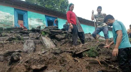 House in Alam Darma village is in danger