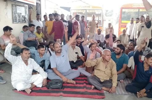 Bus operations were halted after a scuffle with roadways employees
