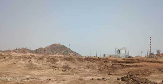 गंगरार में रीको की जमीन पर अवैध खनन का मामला