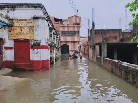 Sawan's willfulness, roads filled with water