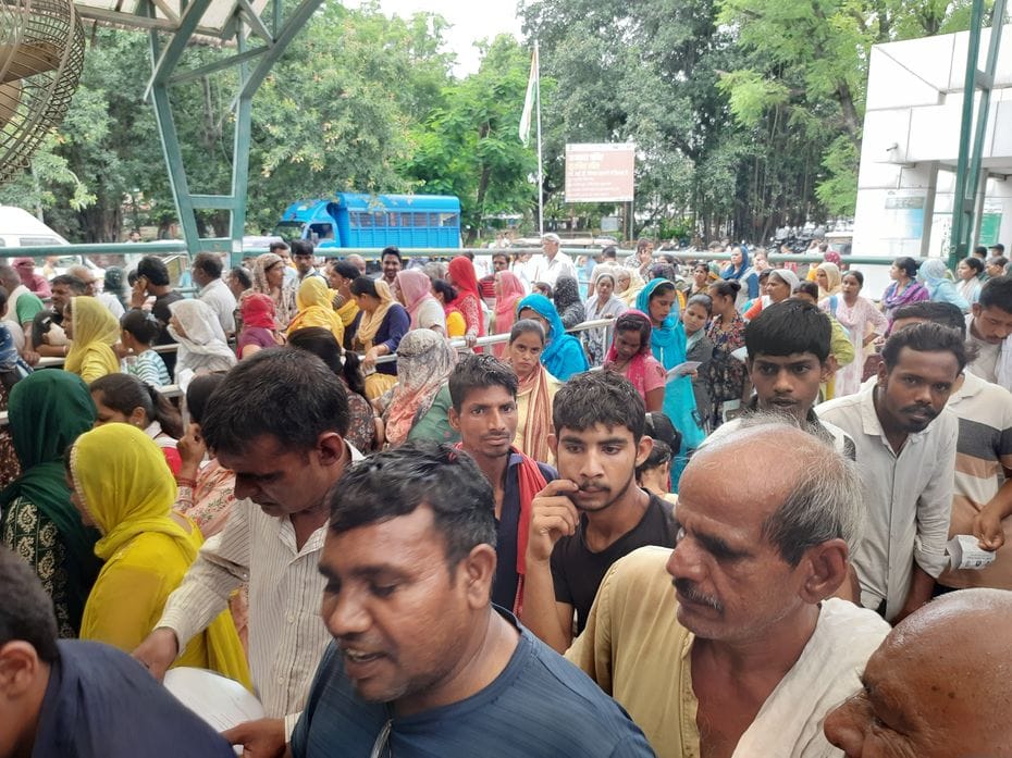 During the strike, prescriptions were issued but treatment was not provided