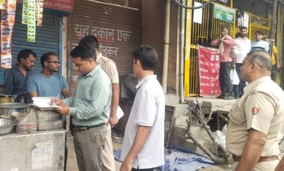 Notice to 10 shopkeepers of Bahalgarh Chowk for encroachment