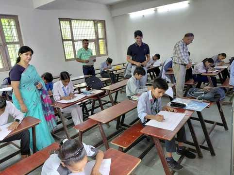 Anjali first in essay and Deepika first in slogan writing