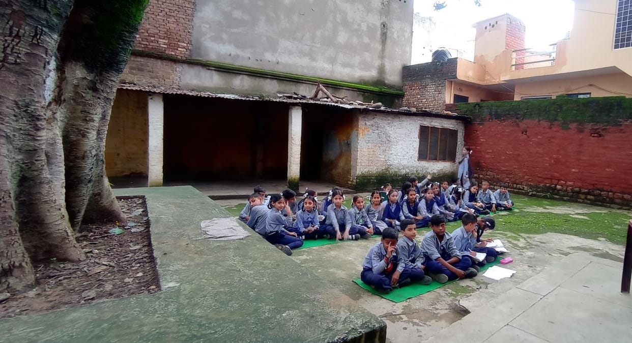 Udhampur, City Girls Middle school, Building in poor condition