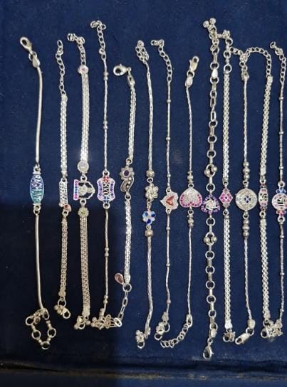 Silver and gold rakhis are attracting sisters