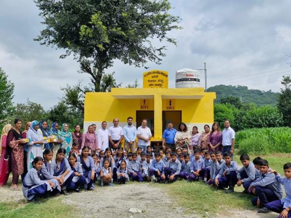 Udhampur, Panchayat Sansu, Inaugration of Toilets, Magani School
