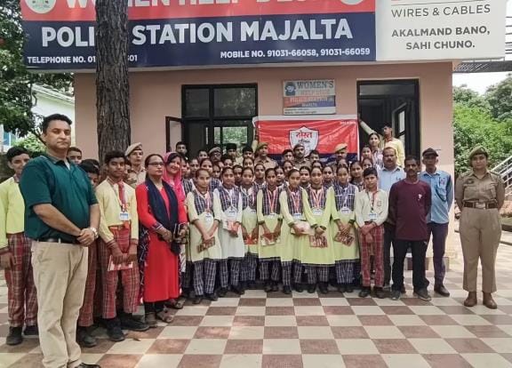 Dost Police, Police Station Majalta, Students Visit PS